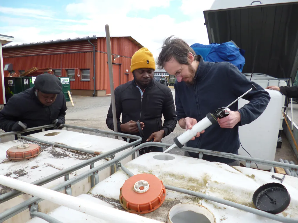 DIY Biogas workshop at Sedu Ilmajoki