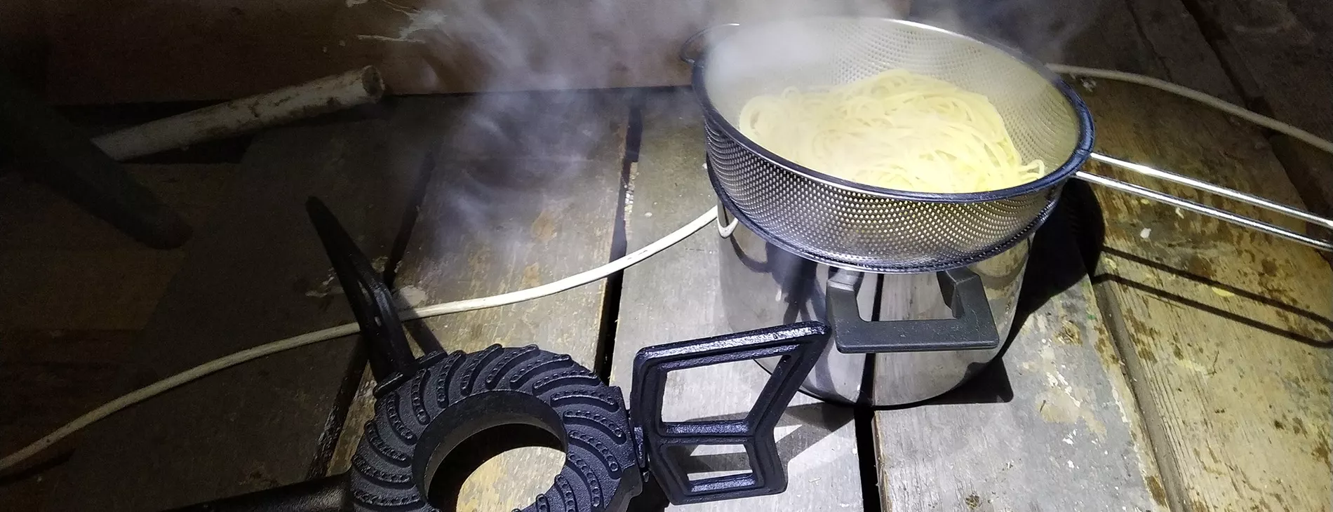 Spaghetti on biogas
