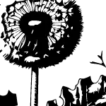 Dandelion - symbolizing the tenacity of our homestead