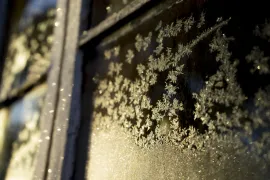 Ice on a window