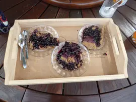 Mustikkakukko served