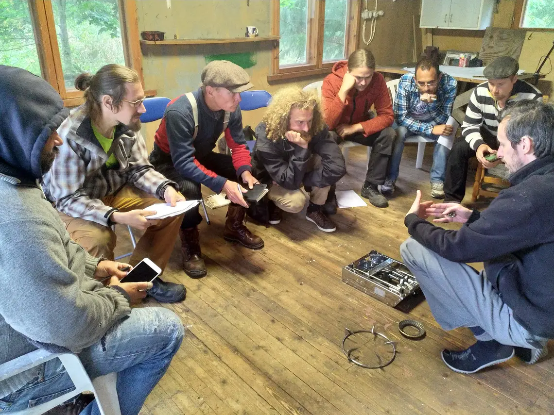 Biogas workshop at Beyond Buckthorns