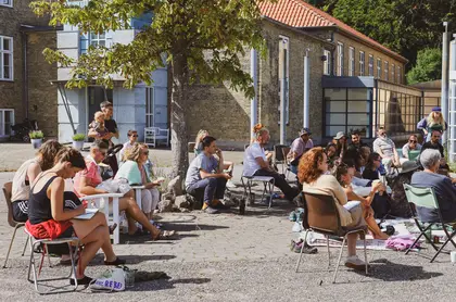 Learning outside - pic by Erica