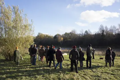 Outside Koroinen, starting the LAND center audit