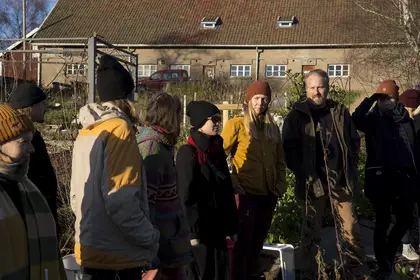 Outside Koroinen, starting the LAND center audit