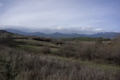 View to the mountain from Gorno Draglishte