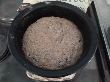 Baked mustikkakukko Baked mustikkakukko
