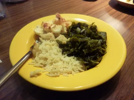 Kale and rice Kale and rice