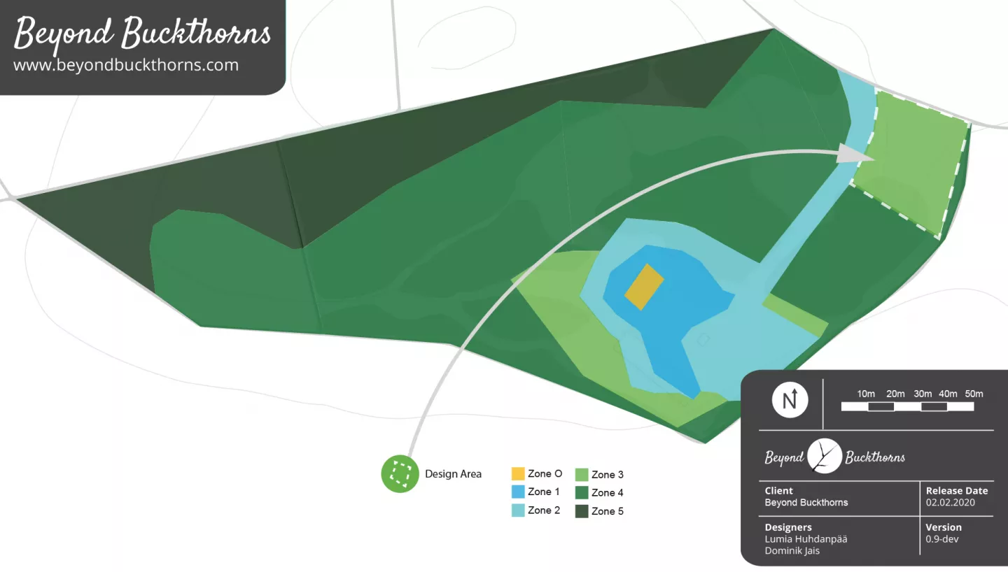 Beyond Buckthorns overview and relative location