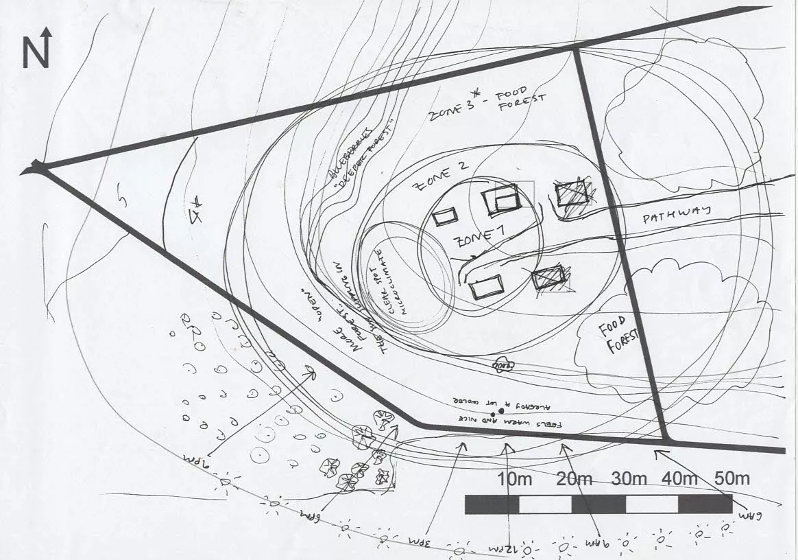 base map with zones and placement