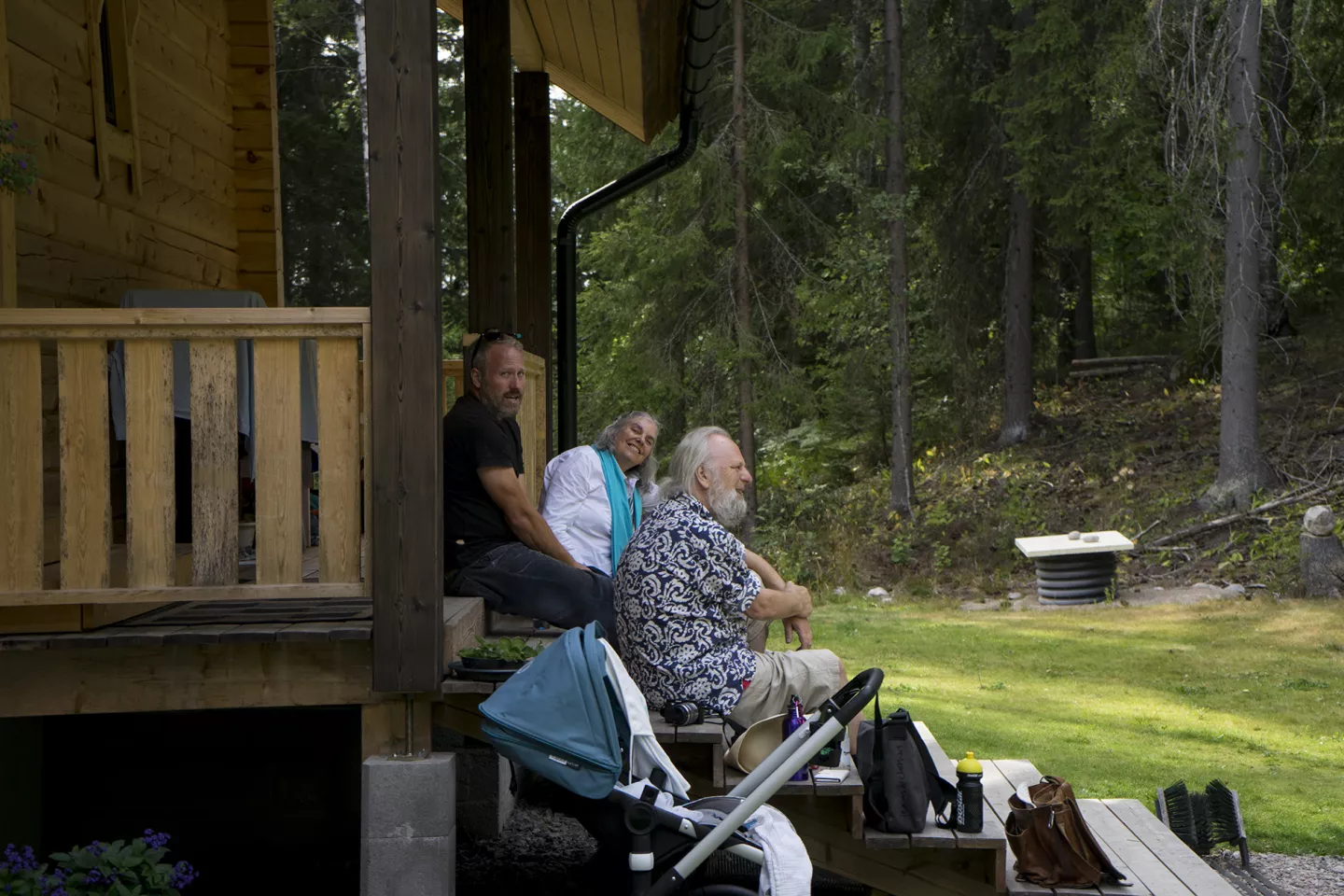 The tutors taking a rest