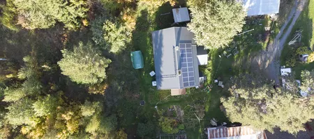 Food forest in Zone 1 at Beyond Buckthorns