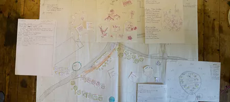 A permaculture design during the PDC @ Beyond Buckthorns