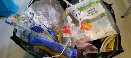 Plastic trash