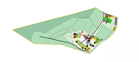 Image of the interactive map used at the Beyond Buckthorns permaculture