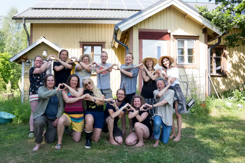 Participants at the Permaculture Design Course 2023 Participants at the Permaculture Design Course 2023